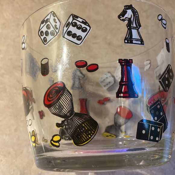 Hazel Atlas mid century modern games ice bucket. - Picture 5 of 8